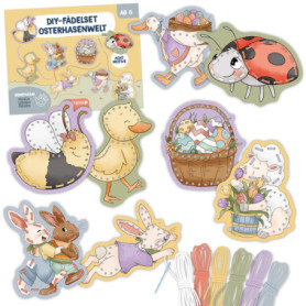 Kit de Couture DIY Lapins de Pâques - Activité Manuelle Créative
