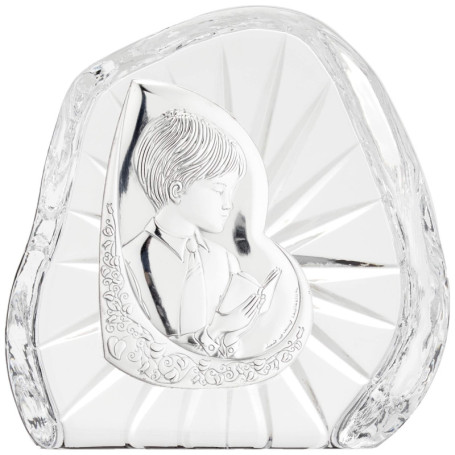 Presse-papiers en Cristal de Plomb Transparent 11,5 cm - Élégance et Raffinement