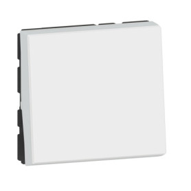 Poussoir Composable 6A Blanc Legrand - Montage Encastré et Finition Brillante