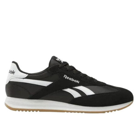 Reebok World 70 - Chaussures Rétro Noires et Blanches