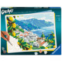 Ravensburger CreArt Peinture par Numéros - Côte Amalfitaine 30x40 cm pour Adultes