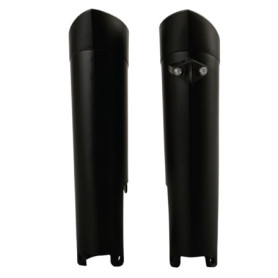 Ensemble de protections de fourche Polisport en polypropylène pour motos