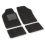 Jeu de Tapis de Sol en Moquette Noir pour Voiture - Bottari 14083