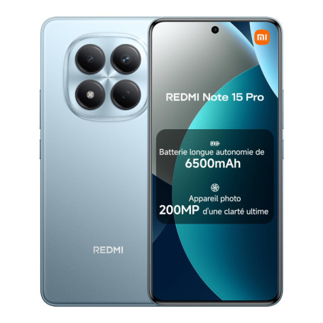 Xiaomi Redmi Note 15 Pro - Smartphone 8Go RAM, 256Go, Écran AMOLED 6,77", 200 Mpx, Bleu