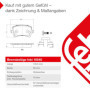 Kit de Plaquettes de Frein Arrière Febi bilstein pour Volkswagen et Audi