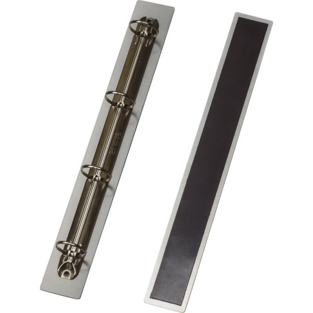Support Magnétique Tarifold A4/A3 avec Anneaux - Gris/Noir