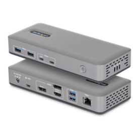 Station d'accueil USB-C StarTech avec triple sortie HDMI 4K 60Hz et chargeur 100W