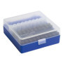 Boîte de Rangement Empilable neoLab neoBox-100 en Polypropylène Bleu