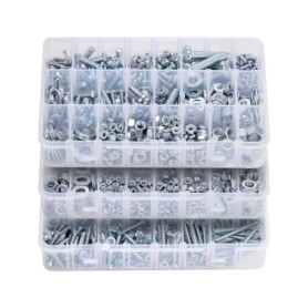 Kit Complet de Boulons et Écrous VEVOR - 2250 PCS en Acier Galvanisé