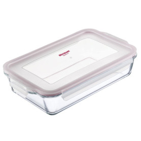 Plat à Four en Verre Hermétique Westmark - 2200 ml, Résistant au Four et Micro-ondes