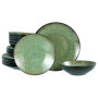 Service de Table Jawa 18 Pièces en Pierre Émaillée pour 6 Personnes - Création Élégante et Durable