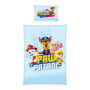Parure de lit La Pat' Patrouille pour enfants - Housse de couette et taie d'oreiller en coton