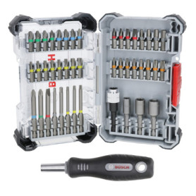 Coffret Bosch d'Embouts de Vissage Extra Hard - 45 Pièces pour Perceuses