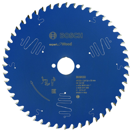 Lame de Scie Circulaire Bosch Expert pour Bois 220 mm - 48 Dents