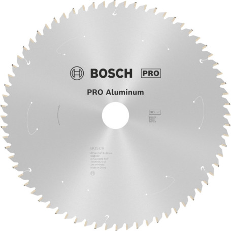 Lame de Scie Circulaire Bosch PRO Aluminium 254 mm - 68 Dents