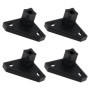 Lot de 4 Supports de Pieds pour Gazebo Escamotable - Stabilisation Optimale