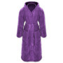 Peignoir de Bain à Capuche en Polaire Douce Gräfenstayn - Unisexe, Tailles S-XXXL, Violet