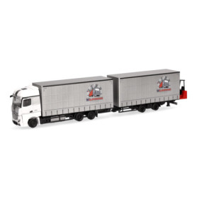 Camion Miniature Mercedes-Benz Actros avec Chariot Élévateur - Échelle 1:87
