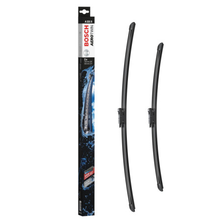 Bosch Aerotwin A221S - Balais d'Essuie-Glace Plats pour Voiture - 700mm/550mm