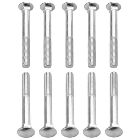 Boîte de 10 Vis à Tête Bombée en Acier Inoxydable A2 - M5x40mm