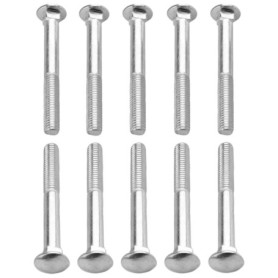 Boîte de 10 Vis à Tête Bombée en Acier Inoxydable A2 - M5x20mm
