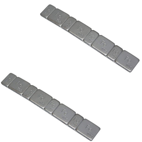 Lot de 2 Masses d'Équilibrage Adhésives pour Roues - Voiture, Moto, Scooter