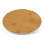 Planche à Découper Ronde en Bambou Fackelmann - Idéale pour Cuisine et Apéro