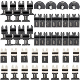 VEVOR Kit de Scie Oscillante avec 7 Lames Universelles en Acier Inoxydable