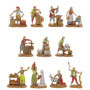 Ensemble de 11 Figurines Métiers Moranduzzo pour Crèche - Finition Artisanale