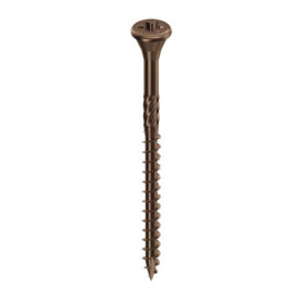 Vis terrasse en inox A4 Starblock - Tête réduite, empreinte Torx, coloris brun, 500 pièces