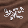 Clips de Rideau Roulant en Plastique Blanc - 100pcs pour Rails et Fenêtres