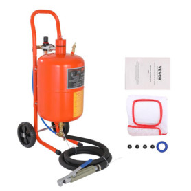 Sableuse mobile VEVOR 18,92 L pour traitement de surface efficace