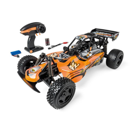 Carson Cage Fighter 1:10 - Voiture RC Orange 2,4 GHz, 100% RTR, Jouet Enfant