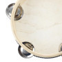 Lot de 10 tambourins en bois pour spectacles et fêtes