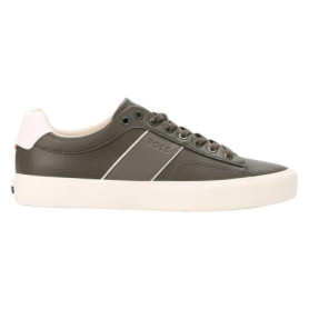 Tennis BOSS Aiden en Vert Foncé avec Rembourrage Confortable