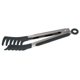Pince à Spaghettis et Salade Sambonet en Acier Inoxydable et Silicone - 23 cm