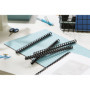 Pack de 25 Anneaux Plastiques Fellowes 16 mm Noir pour Reliure