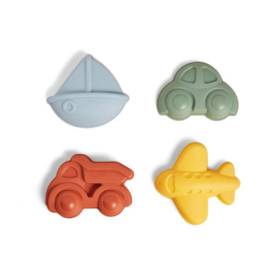 Viking Toys Reline - Lot de 4 moules à sable véhicules pour enfants dès 12 mois