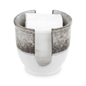 Porte-éponge en céramique Navaris - Support élégant pour cuisine et salle de bain