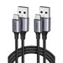 UGREEN Câble USB C 3A Charge Rapide Nylon Tressé - Lot de 2 (3M)