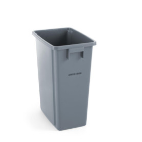 Poubelle Étroite HENDI 60 L en Polypropylène Gris