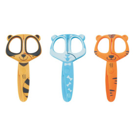 Set de Ciseaux Animaux pour Enfants - 3 Pièces Sécurisées Vaessen Creative