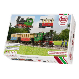 Kit de Démarrage Train de Voyageurs LGB avec Locomotive et 2 Wagons