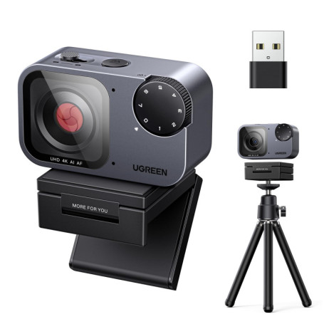 UGREEN FineCam Pro Webcam 4K avec AI et Contrôle Gestuel