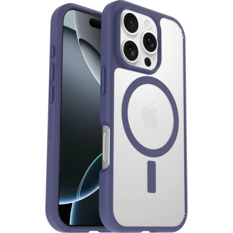 Coque Otterbox React Series MagSafe pour iPhone 16 Pro - Protection Antichoc Ultra-Mince Transparent/Mauve