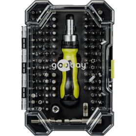 Jeu de 100 Embouts et Tournevis Ergonomiques goobay