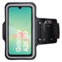 Brassard de Sport CoverKingz pour Samsung Galaxy A26 - Noir avec Compartiment pour Clés