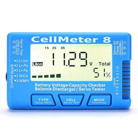 Testeur de Capacité de Batterie Numérique ICQUANZX avec Écran LCD Rétroéclairé