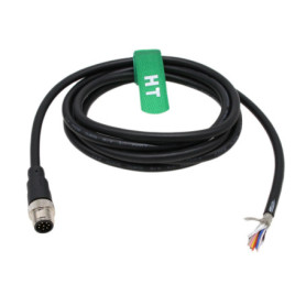 Câble M12 A 8 Broches HangTon pour Capteurs et Actionneurs