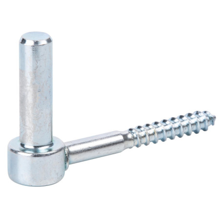 Gond à Visser en J Alberts - Kit de 10 Crochets Galvanisés Bleu